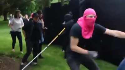 I still wanna know where he got a cast iron pan from