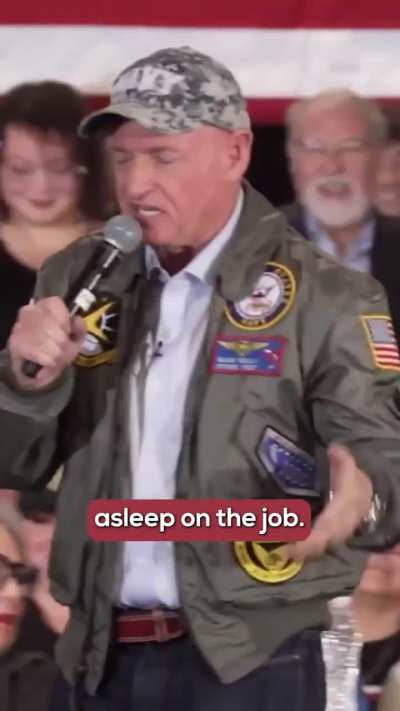 The president is asleep