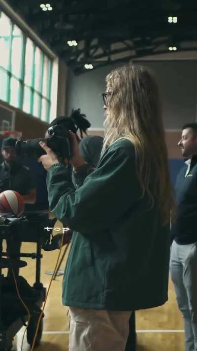 BTS of Photoshoot for Gainbridge Sport.