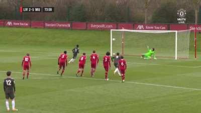 United U23s [6]-2 Liverpool U23s - Amad Diallo (Panenka) 75'