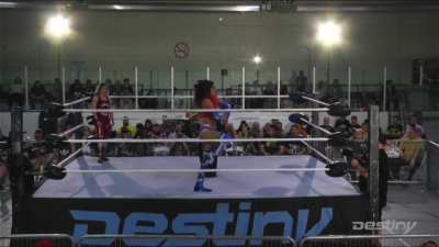 Meanwhile On Destiny World Wrestling Summer Heat: Tiffany Nieves vs Zoey Skye