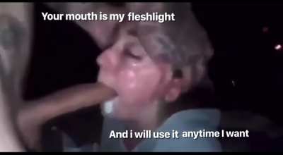 A fucktoy looks prettiest when its choking on a cock