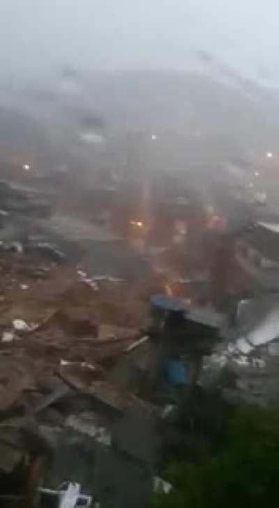 Aftermath from a landslide who vanished a whole neighborhood in Petropolis, Brazil (2/15/22)
