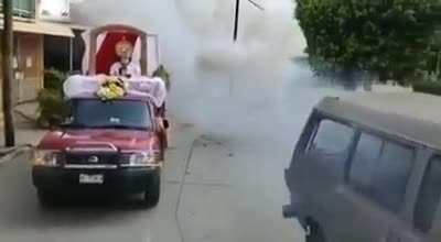 Fogos e o Cadeirante