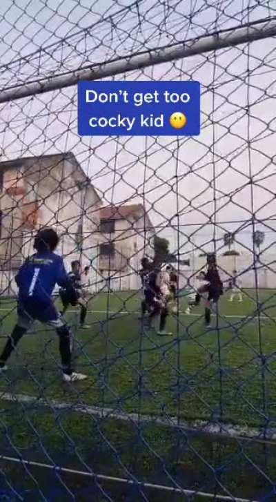 He celebrated too early