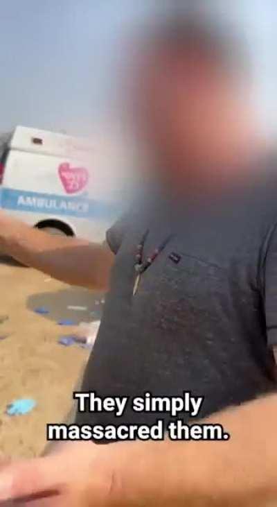 One of the main organizers of the Nova Nature Party described what he witnessed at the scene