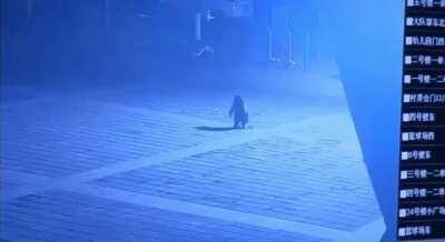 Man attacks man hole with firework, man hole fights back*.*