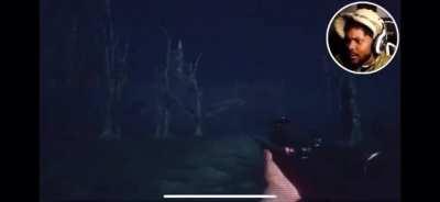 Cory with the perfectly cut scream