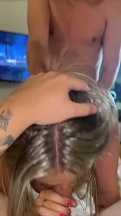 That smile she gives her hubby says it all