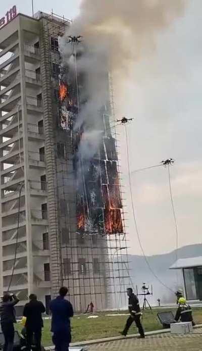 DRONE FIRE FIGHTERS!