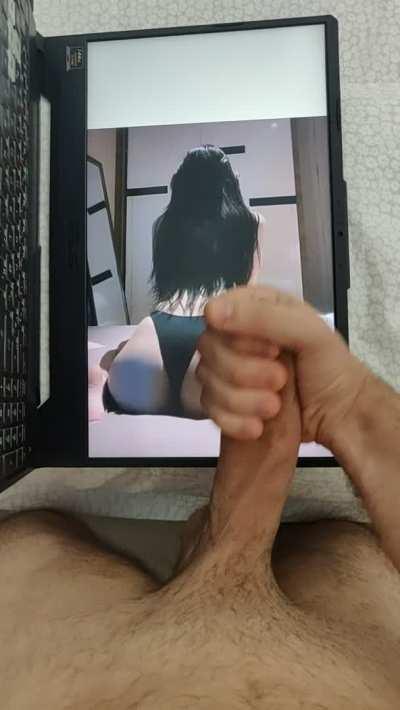 Cuck was so excited to share his owner to a superior cock