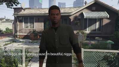 Lamar roasts Franklin pero es una Novela Visual