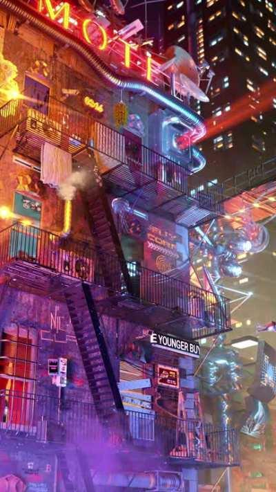 BRKLN - My latest animated visual, been working months on this one ! (Socials description)