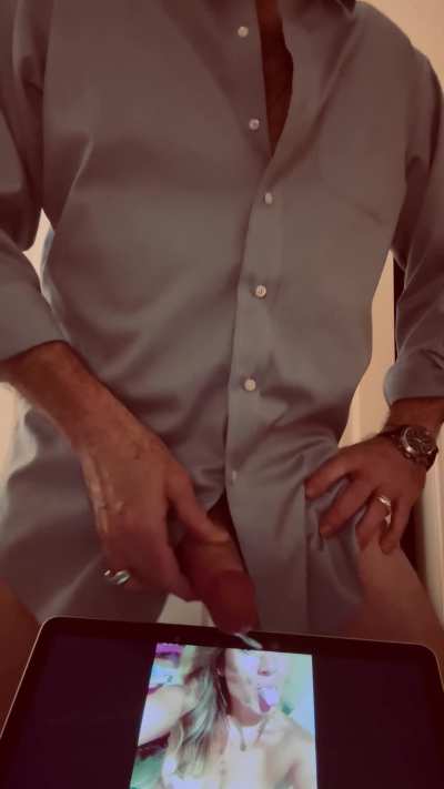 Horny Married Dad’s Requested Cum Tribute