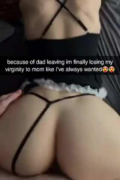 Dad leaving causes son to have first time