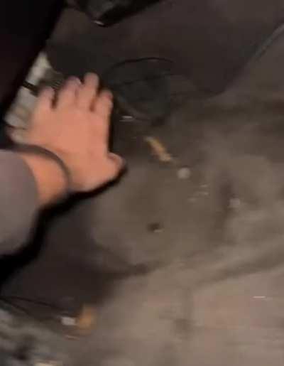 Can someone tell me what he’s saying?