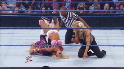 Kelly Kelly forced to cry into the mic by the Divas of Doom