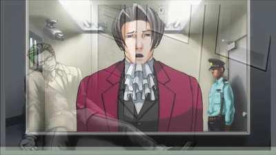Edgeworth gets depresso and sings the sad Yakuza song oh nooooooo why did you present that Peenis