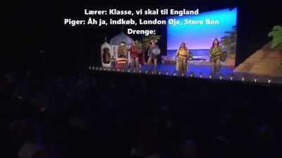 Studietur til England. De skal de få, hvad de fortjener.