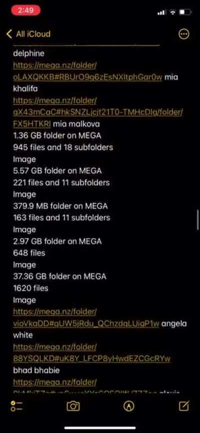 Selling mega files hmu