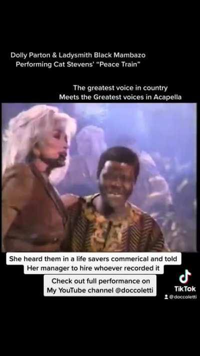 Dolly Parton & Ladysmith Black Mambazo - Peace train