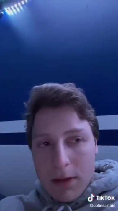 You can almost peel his pain