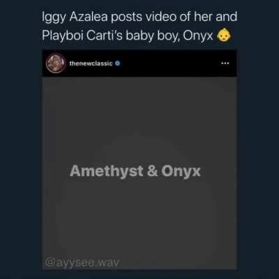 Baby Onyx kinda fire