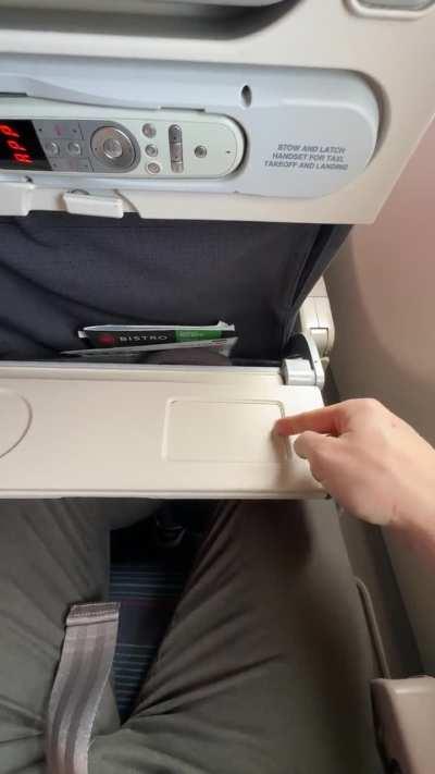 Tray Table Coke Mirror