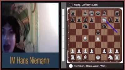 Niemann plays time odds with Jeffery Xiong