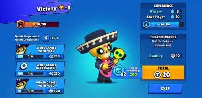 What doing a lot of quests at the same time (8) looks like