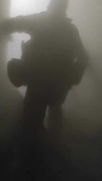 Colombian police officers try to shoot down a kamikaze drone operated by FARC dissidents, but are struck. None of the officers were severely injured.