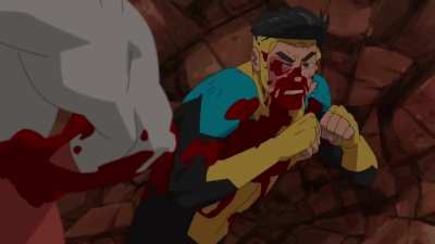 Omni Man Vs Invincible Full Fight 22 Episode Where I Really Come From Season 1 Invincible