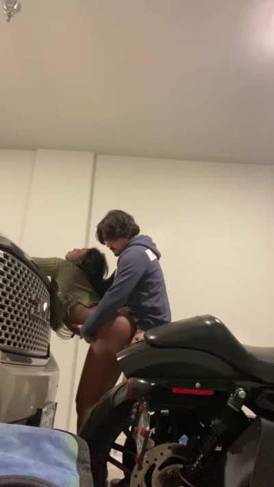 Coming home from a date, we couldn’t even make it out of the garage without getting down to business