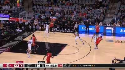 [Highlight] KPJ ices the Spurs with his 3rd 3-pointer of the quarter