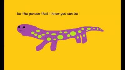 Remember motivational lizard