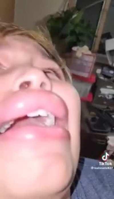 Kid Does Kylie Jenner Challenge