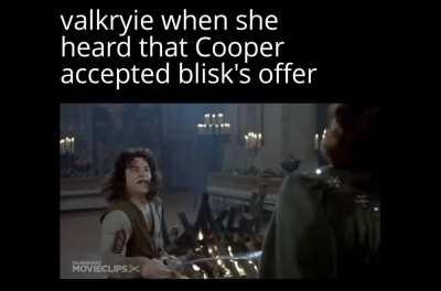 I kinda want cooper to be a boss that the apex team has to fight.