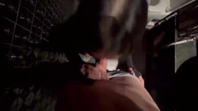 In the party’s bathroom