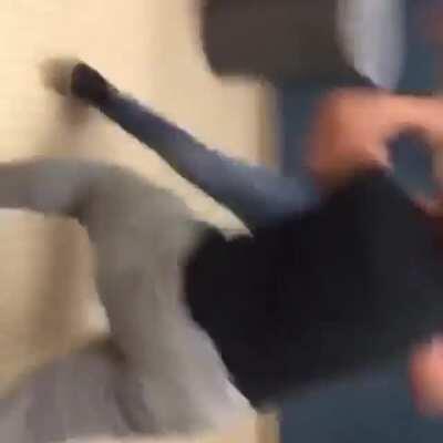 Bathroom fight ends with a seizure