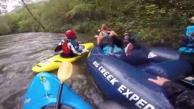 Whitewater ThunderThotting: Two Sisters Fight Over Who Is Supposed To Lead The Kayaking Expedition