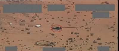 Saudi drone targets a Houthis vehicle in Hajjah-Yemen.