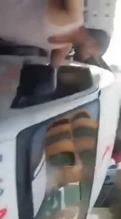 Cemetary is blown up to oblivion as people were burying their dead. Very graphic be advised.