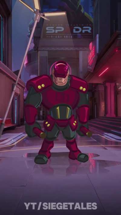 Daredevil to the rescue (animation)