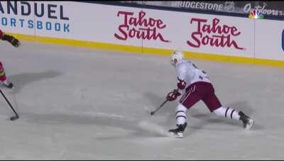 Makar with some moves on the blue line