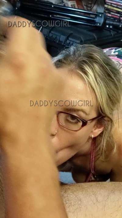 This old DADDY loves his bourbon with a blowjob