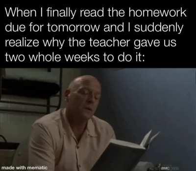 What on earth have I (not) done