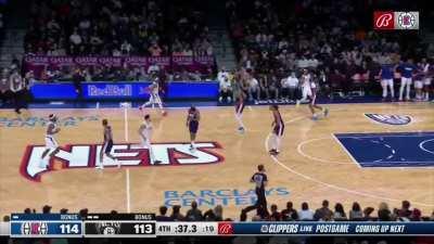 [Highlight] Terance Mann describing how he set up his teammates for his clutch three against the Nets