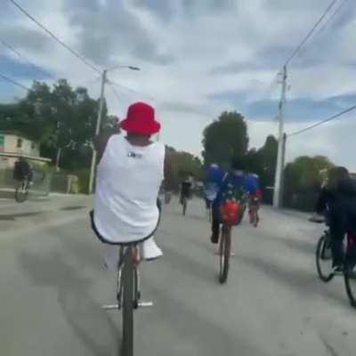 High praise for staying on him.