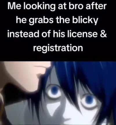 Why'd he have to go through the red light...