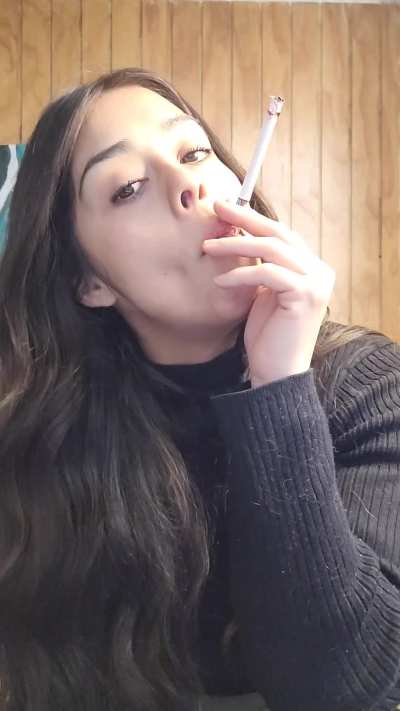 I love looking at you while I smoke